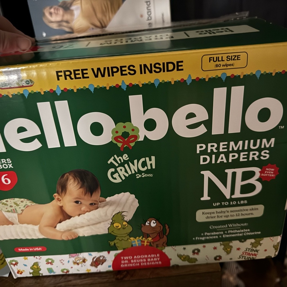 The Grinch Premium Diapers - Green